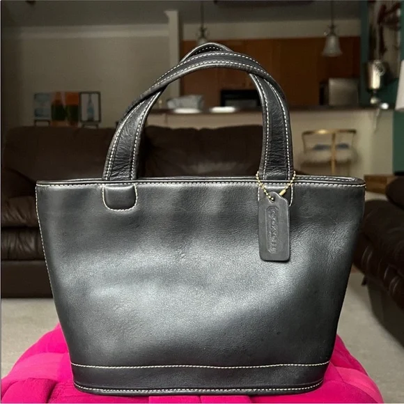 Vintage Coach Bleecker Mini Tote aka the Bleecker Small Basket Bag, #9301 - Picture 2 of 13